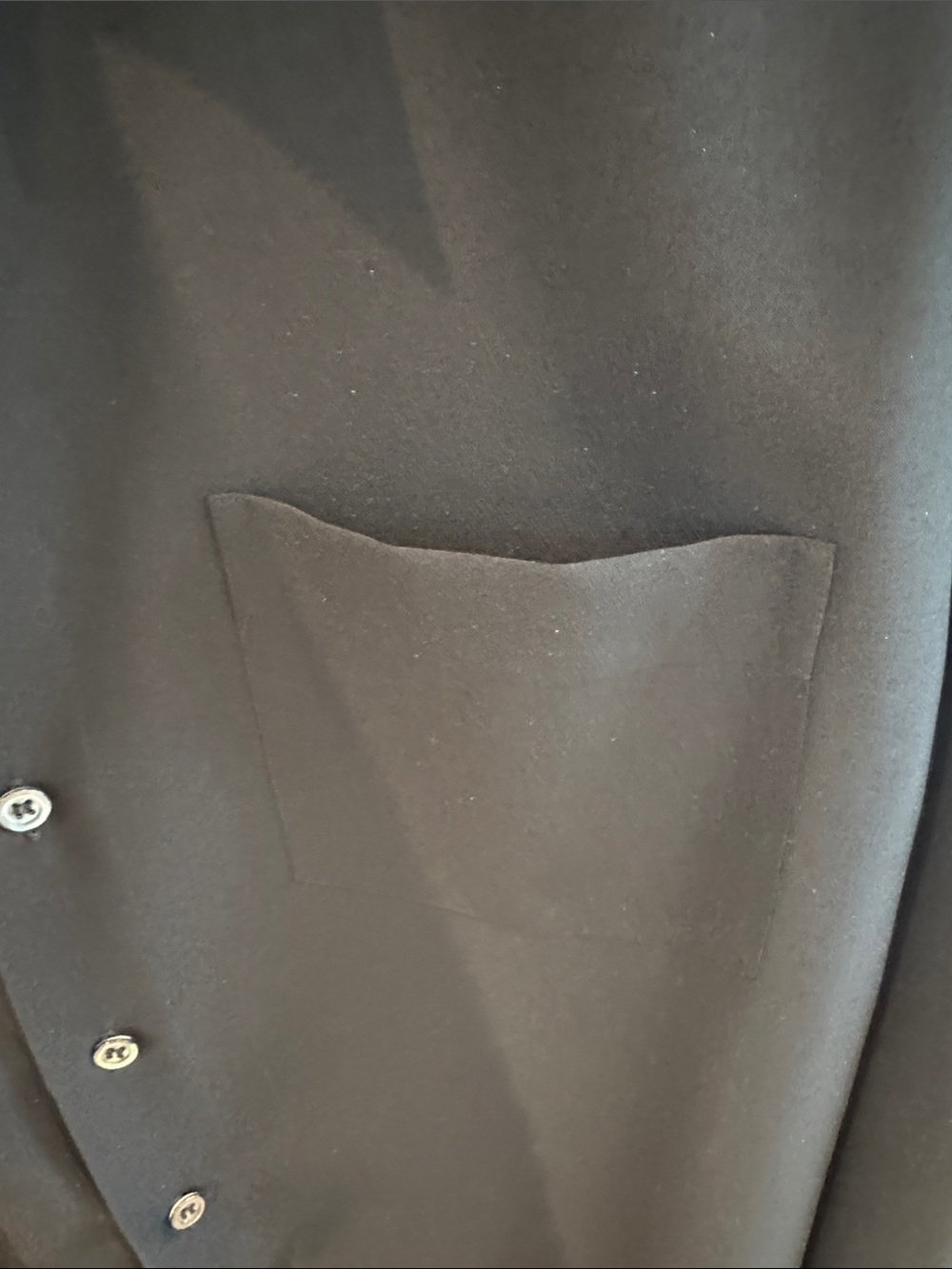 Armani Collezioni Men's Dark Gray/black Dress Shirt - Picture 9 of 10